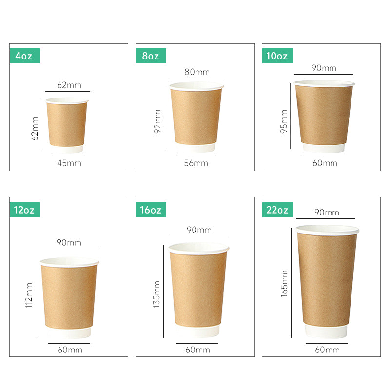 Paper Cups With Customizable Logo